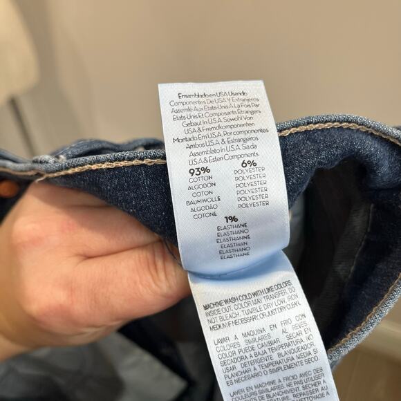 Mother Jeans Cha Cha Fray Girl Crush Crop Flare Raw Hem Designer Denim Sz 29 - Picture 5 of 15